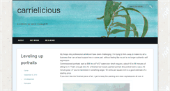 Desktop Screenshot of carrielicious.com