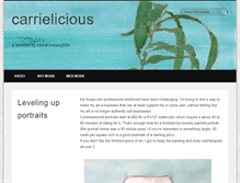 Tablet Screenshot of carrielicious.com